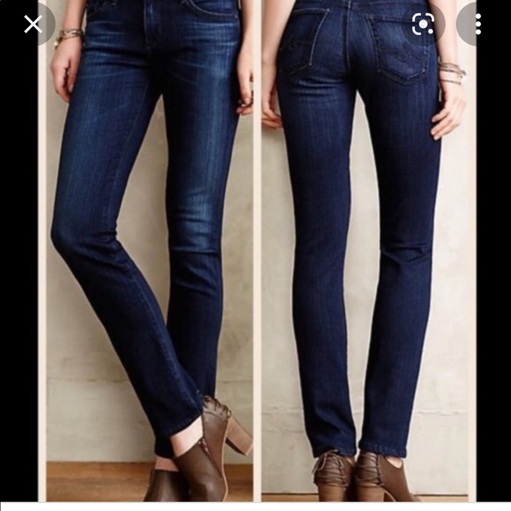 AG The Stevie slim straight jean in dark wash from Anthropologie